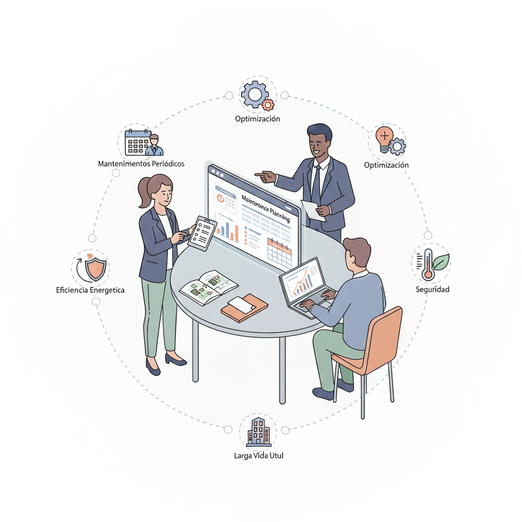 Asesoramiento y planificación preventiva de mantenimientos en comunidades de propietarios para eficiencia y seguridad