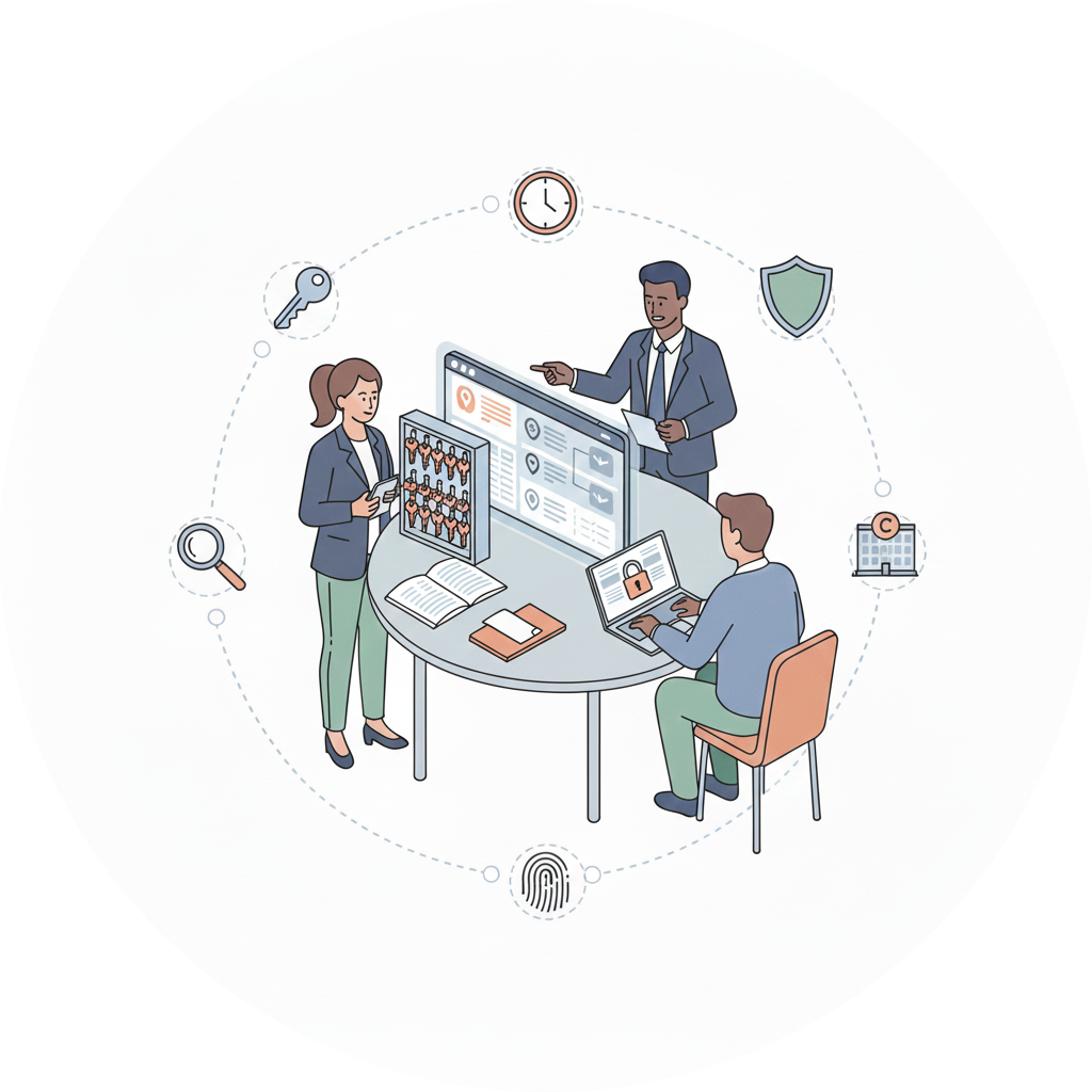 Custodia y gestión de llaves de la comunidad con control de accesos a instalaciones