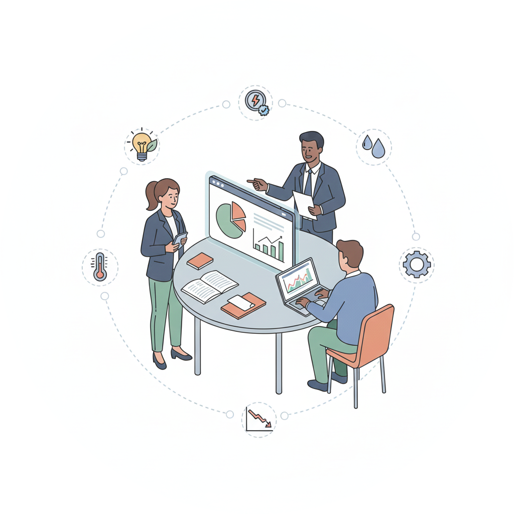 Implementación de medidas de eficiencia energética en comunidades de propietarios, iluminación LED y optimización de climatización y agua