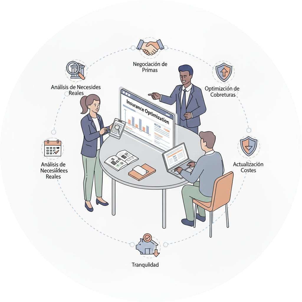 Optimización de coberturas y control de costes de seguros en comunidades de propietarios con análisis y negociación profesional